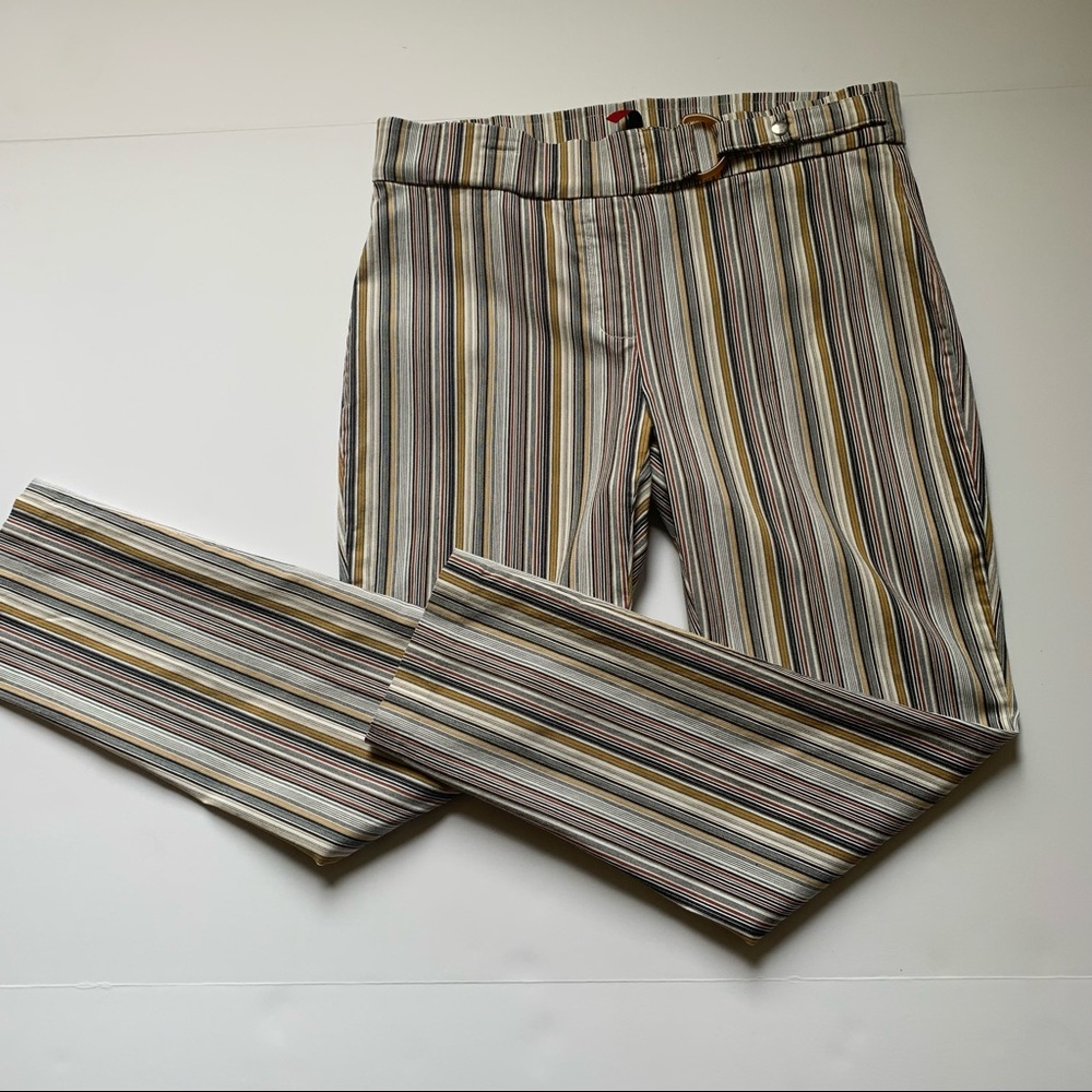 Straight leg petite medium pants. Multicolor
